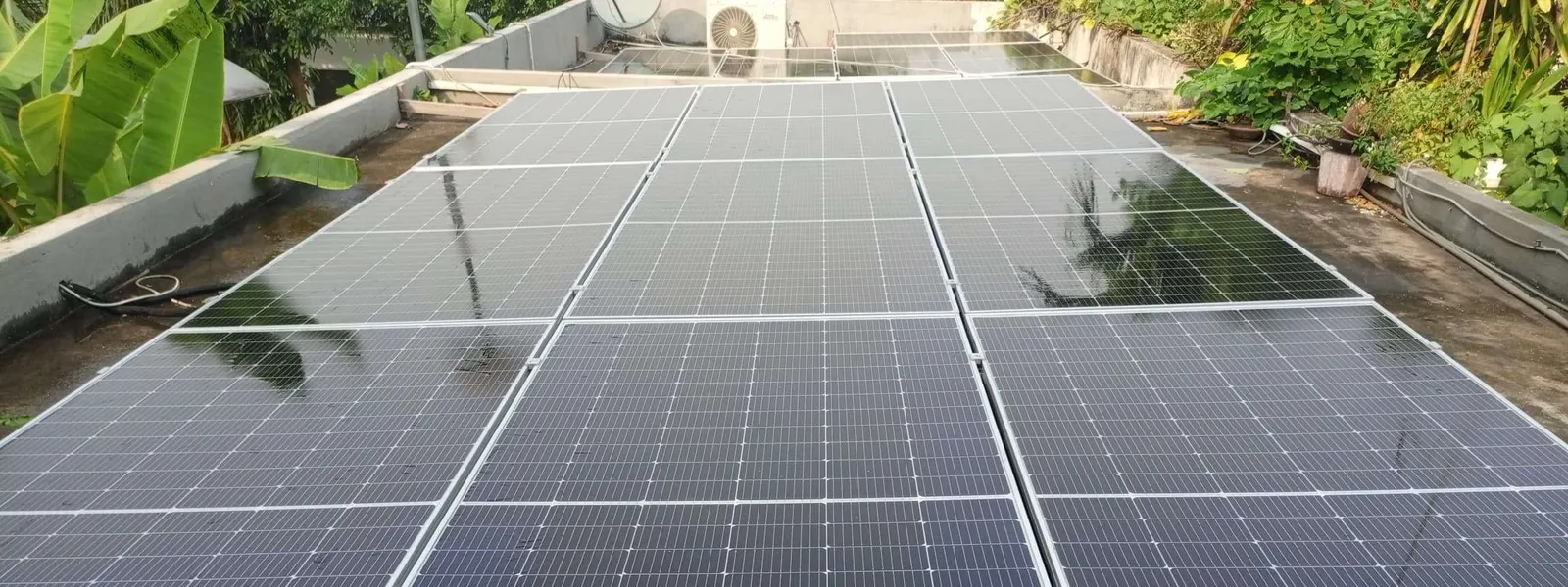 Rooftop solar installation