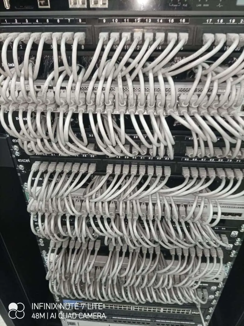 Structured cabling and patch panel